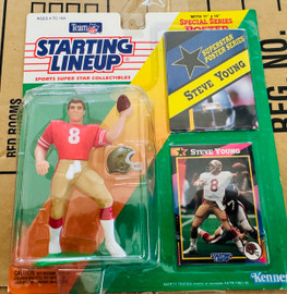 San Francisco 49ers NFL 1992 Steve Young Starting Lineup Figure Brand New in Original Packaging San Francisco 49ers NFL 1992 Steve Young Starting Lineup Figure San Francisco 49ers NFL 1992 Steve Young Starting Lineup Figure Brand New in Original Packaging San Francisco 49ers NFL 1992 Steve Young Starting Lineup Figure