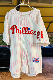Philadelphia Phillies MLB Majestic Authentic Chase Utley Jersey Size Adult 52 Full Button Front Philadelphia Phillies MLB Majestic Authentic Chase Utley Jersey