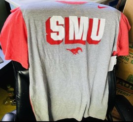 SMU Mustangs NCAA Nike Tri-Blend Team Logo Shirt New Nike