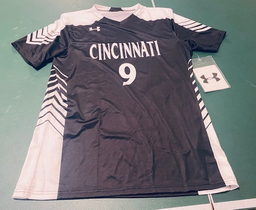 Cincinnati Bearcats NCAA UA Numbered Soccer Jersey New Under Armour
