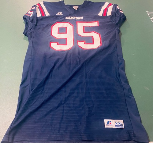 Samford Bulldogs NCAA Game Worn Football Jersey Russell Athletic