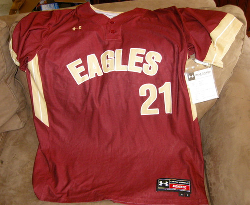 Boston College Eagles NCAA Under Armour Baseball Team Issue Jersey Under Armour