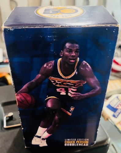 Indiana Pacers NBA Chuck Person 50th Anniversary Bobblehead Match Up SGA Fan Gear 