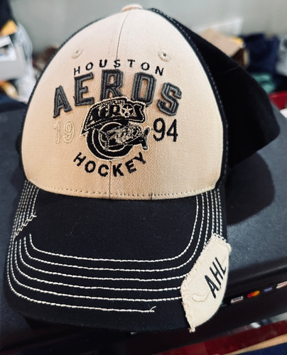 Houston Aeros AHL Old Time Hockey Vintage Stretch Fit Hat Old Time Hockey 