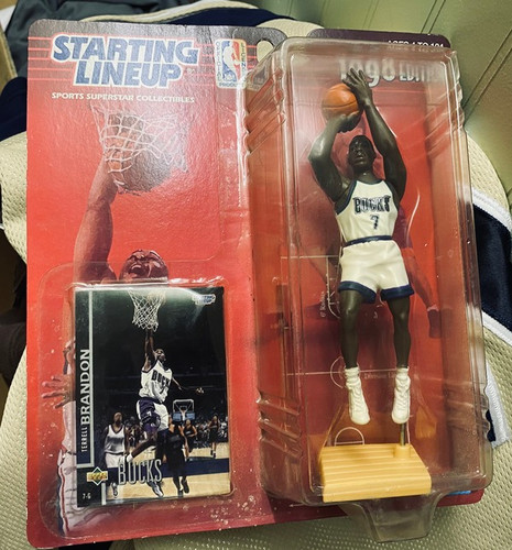 Terrell Brandon NBA Milwaukee Bucks 1998 Starting Lineup New in Original Packaging