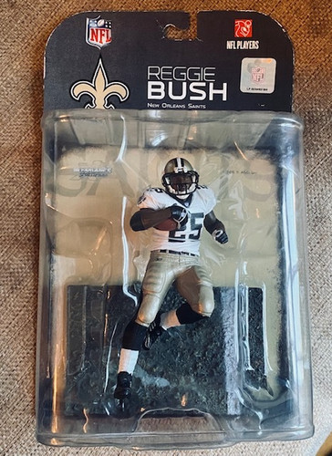 New Orleans Saints NFL Reggie Bush Series 17 McFarlane Figure Brand New in Original Packaging