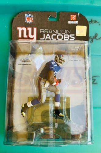 Brandon Jacobs New York Giants NFL McFarlane Series 18 Figure Brand New in Original Packaging 787926741339