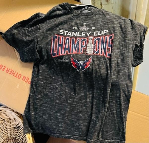 Washington Capitals NHL 2018 Stanley Cup Champions Locker Room T-shirt Fanatics 192899660424