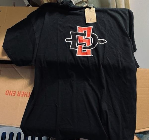 San Diego State Aztecs NCAA Authentic Team Logo T-shirt Ouray Sportswear