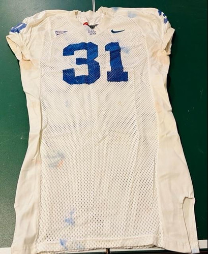 Kentucky Wildcats NCAA Nike #31 Game Worn Football Jersey Nike