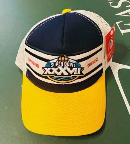 Super Bowl XXXVII Reebok Authentic Super Stripes Snapback Hat Reebok