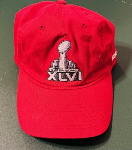 Super Bowl XLVI Reebok Authentic Logo Stretch Fit Hat Reebok 886047532632