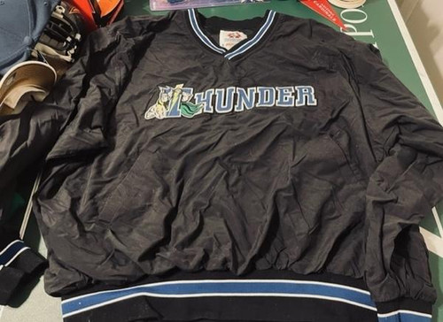 Trenton Thunder MiLB Vintage Team Issued Pullover Jacket Jersey Express