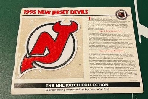 New Jersey Devils Vintage NHL Patch Collection Team Patch Highland Mint