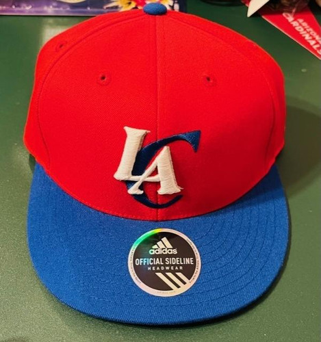 Los Angeles Clippers NBA Adidas FlexFit 210 Fitted Hat Adidas