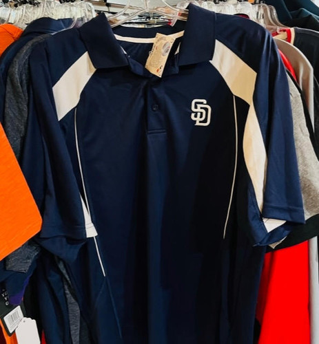 San Diego Padres MLB Authentic 3 Button Polo Shirt JAmerica 192898831009