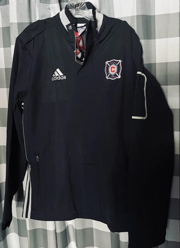 Chicago Fire MLS Adidas Authentic Sideline Coaches Jacket Adidas 886411853479