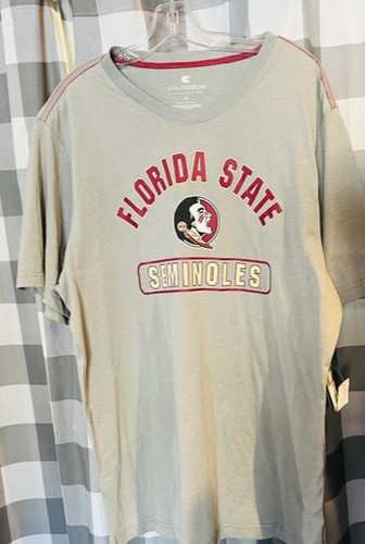 Florida State Seminoles NCAA Authentic FSU Team Logo Shirt Colosseum Athletics 657026055042