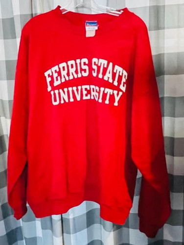 Ferris State Bulldogs NCAA Champion Crew Neck Vintage Sweatshirt Champion 