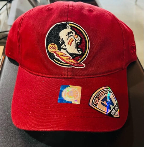 Florida State Seminoles NCAA Relaxer Stretch Fit Hat Top of the World 768353041247