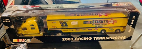 NASCAR 2003 Kenny Wallace 1/64 Scale Stacker Racing Transporter Team Caliber 738782031973