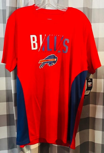 Buffalo Bills NFL Performance Fabric Team Logo Shirt UNK 191117526313