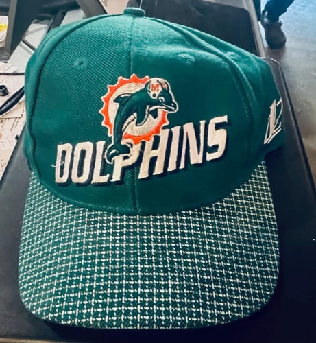 Miami Dolphins NFL Vintage Logo Athletic Adjustable Hat Logo Athletic 