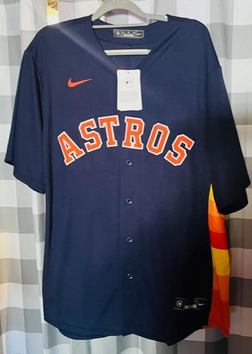 Houston Astros MLB Nike Authentic Jose Altuve Team Jersey Nike 194318515896