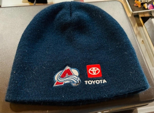 Colorado Avalanche NHL 25th Anniversary SGA Knit Hat Match Up SGA Fan Gear 