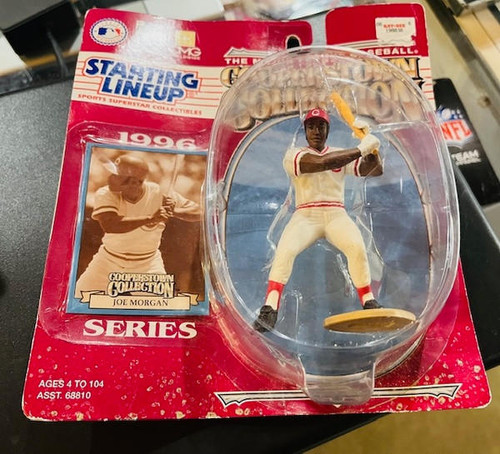 Cincinnati Reds MLB Joe Morgan 1996 Cooperstown SLU Figure Starting Lineup 076281689456