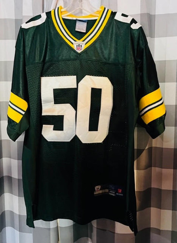 Green Bay Packers NFL Reebok AJ Hawk NFL Equipment Jersey Reebok 
