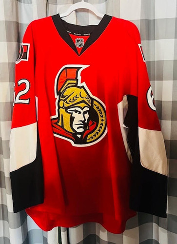 Ottawa Senators NHL Eric Gryba Game Worn Jersey with LOA Reebok 