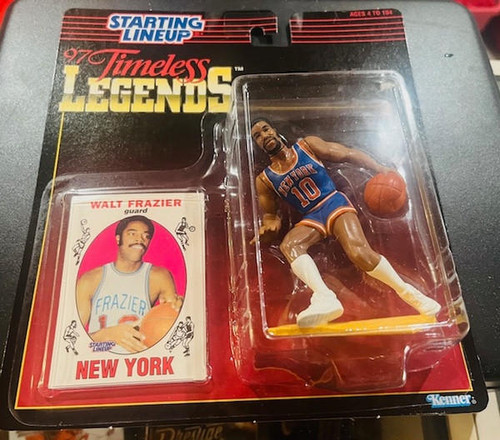 New York Knicks NBA 1997 Walt Frazier Timeless Legends SLU Figure Starting Lineup 076281693323