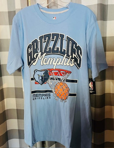 Memphis Grizzlies NBA Throwback Design Authentic T-shirt UNK 195590731905