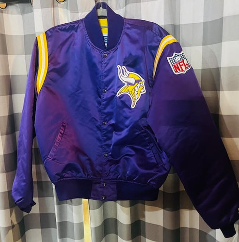 Minnesota Vikings NFL Vintage Starter Snap Button Jacket Starter 