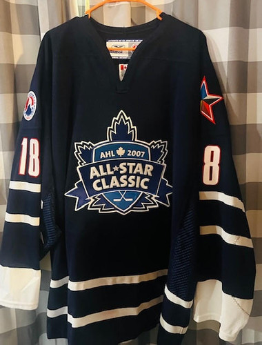 2007 AHL All-Star Game Drew Stafford Authentic Warm Up Jersey Reebok 