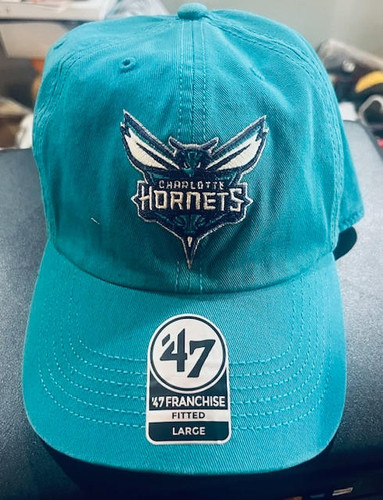 Charlotte Hornets NBA 47 Brand Team Franchise Fitted Hat 47 Brand 192915639168