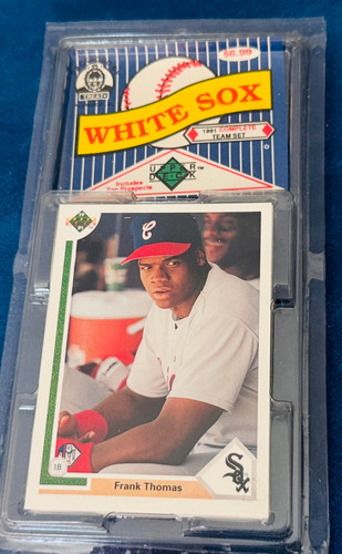 1991 Chicago White Sox MLB Upper Deck 25 Card Team Set Brand New in Original Packaging 1991 Chicago White Sox MLB Upper Deck 25 Card Team Set