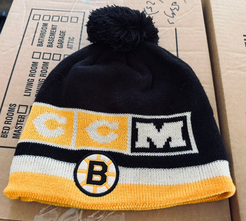 Boston Bruins NHL CCM Authentic Team Logo Knit Hat Brand New Authentic CCM Hockey Boston Bruins NHL CCM Authentic Team Logo Knit Hat Boston Bruins NHL CCM Authentic Team Logo Knit Hat Brand New Authentic CCM Hockey Boston Bruins NHL CCM Authentic Team Logo Knit Hat