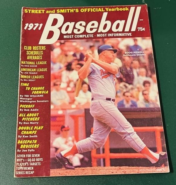 1973 Street & Smith Baseball Yearbook Steve Carlton Cover