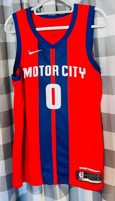 Detroit Pistons NBA Andre Drummond Nike City Edition Jersey