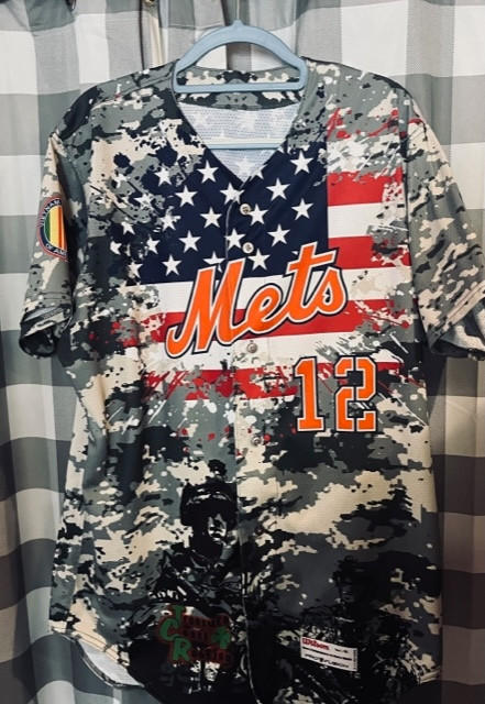 St. Lucie Mets MiLB Game Worn Memorial Day Authentic Jersey