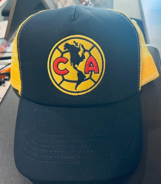 Club America Authentic Liga MX Team Logo Trucker Hat