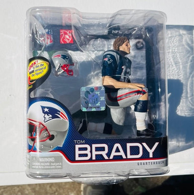 McFarlane NFL Series 11Tom Brady 6 Figure New England Patriots Navy Jersey  - We-R-Toys