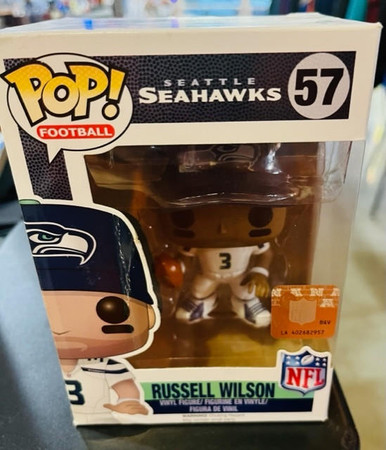 Funko NFL Seattle Seahawks POP Football Russell Wilson Vinyl