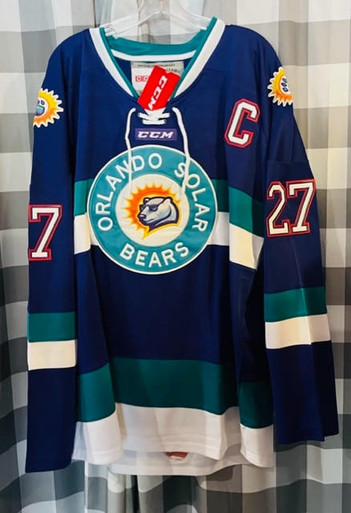 Orlando Solar Bears Game Hockey Jersey