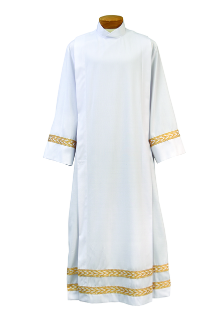 Alb With Gold Embroidered Bands