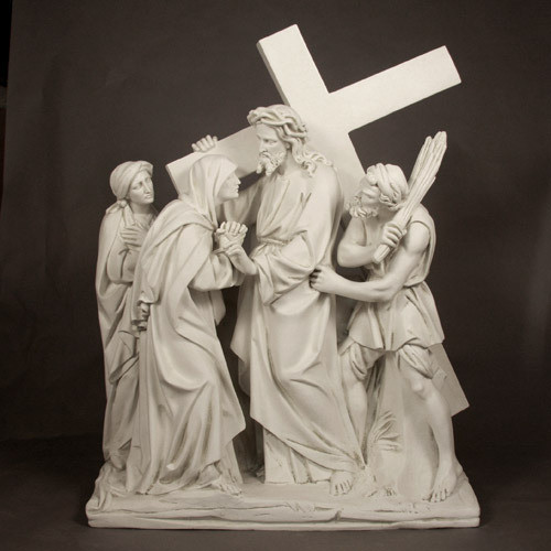 Station 4 - Jesus Meets His Mother (48"H - Fiberglass)