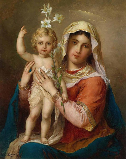 Madonna and Child by Hans Zatzka