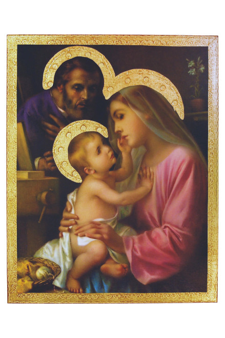 Holy Family Florentine Plaque by Simeone